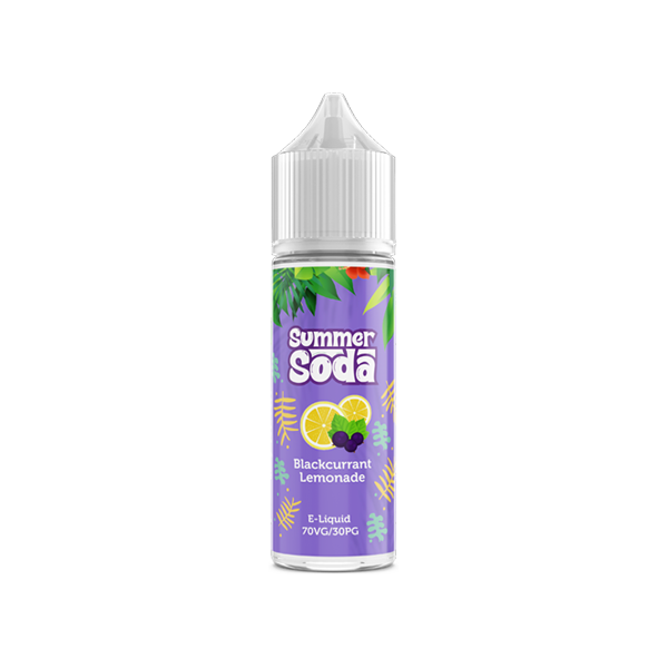 Summer Soda 50ml Shortfill 0mg (70VG/30PG) - Flavour: Apple Raspberry Fizz