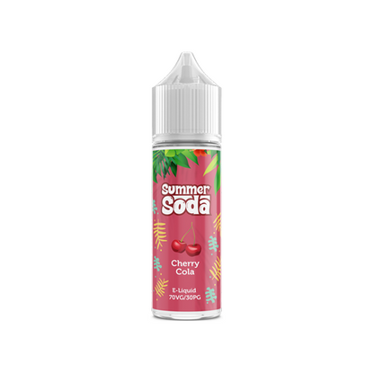 Summer Soda 50ml Shortfill 0mg (70VG/30PG) - Flavour: Cherry Cola