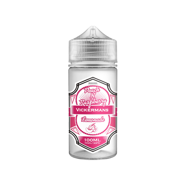 Vickermans Lemonade 100ml Shortfill 0mg (70VG/30PG) - Flavour: Rhubarb Lemonade