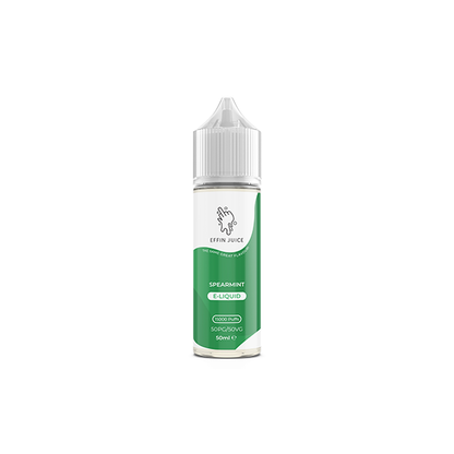 0mg EFFIN Juice 50ml Shortfill (50VG/50PG) - Stoptober Special Offer! - Flavour: Strawberry Ice