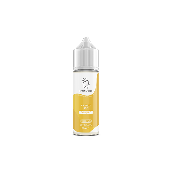 0mg EFFIN Juice 50ml Shortfill 0mg (50VG/50PG) - Flavour: Strawberry Raspberry