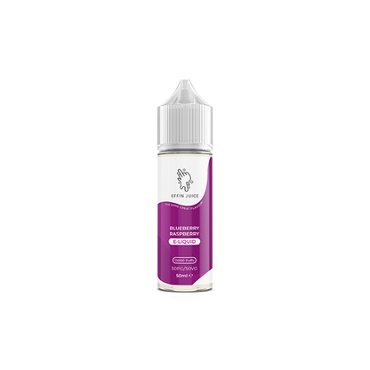 0mg EFFIN Juice 50ml Shortfill (50VG/50PG) - Stoptober Special Offer! - Flavour: Strawberry Ice