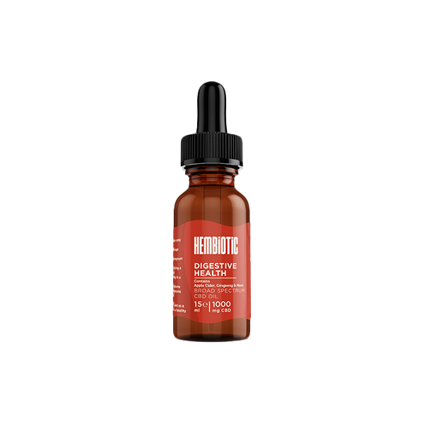 Hembiotic 1000mg Broad-Spectrum Functional CBD Oil - 15ml - Flavour: Anti-Inflammatory