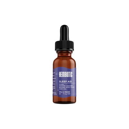 Hembiotic 1500mg Broad-Spectrum Functional CBD Oil - 15ml - Flavour: Digestive Health