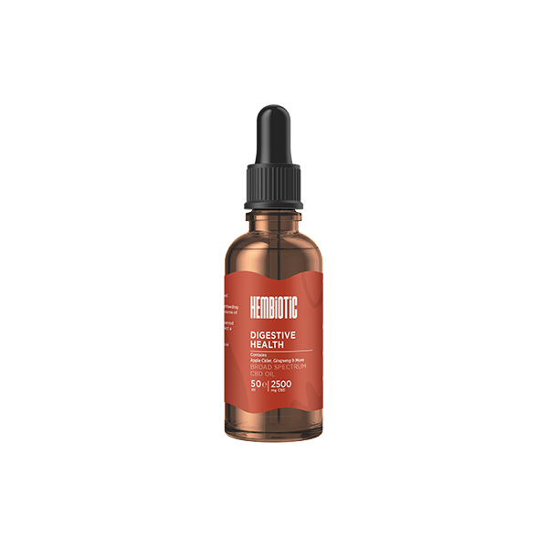 Hembiotic 2500mg Broad-Spectrum Bulk Functional CBD Oil - 50ml - Flavour: Morning Energy