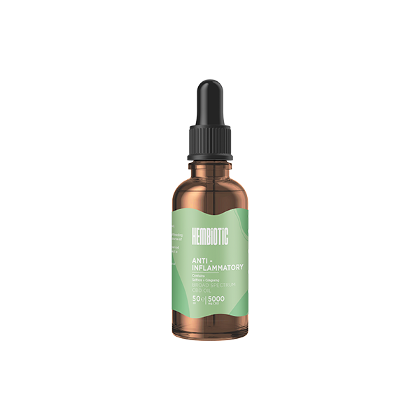 Hembiotic 5000mg Broad-Spectrum Bulk Functional CBD Oil - 50ml - Flavour: Sleep Aid