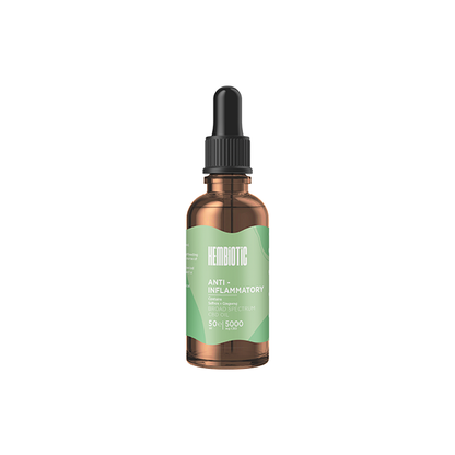 Hembiotic 5000mg Broad-Spectrum Bulk Functional CBD Oil - 50ml - Flavour: Digestive Health