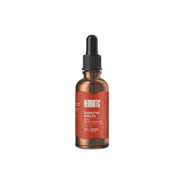 Hembiotic 5000mg Broad-Spectrum Bulk Functional CBD Oil - 50ml - Flavour: Rocket Fuel