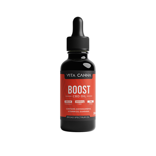 Vita Canna 2800mg Broad Spectrum Functional CBD C8 MCT Oil - 30ml - Flavour: Boost