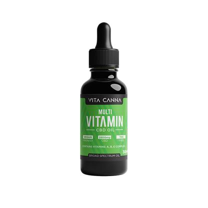 Vita Canna 2800mg Broad Spectrum Functional CBD C8 MCT Oil - 30ml - Flavour: Relax