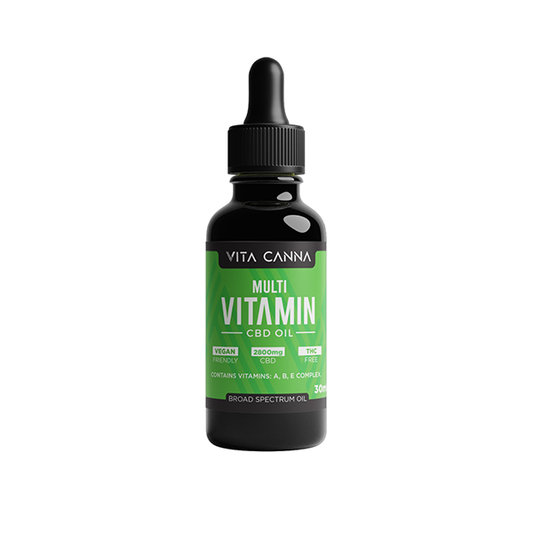Vita Canna 2800mg Broad Spectrum Functional CBD C8 MCT Oil - 30ml - Flavour: Multi Vitamin