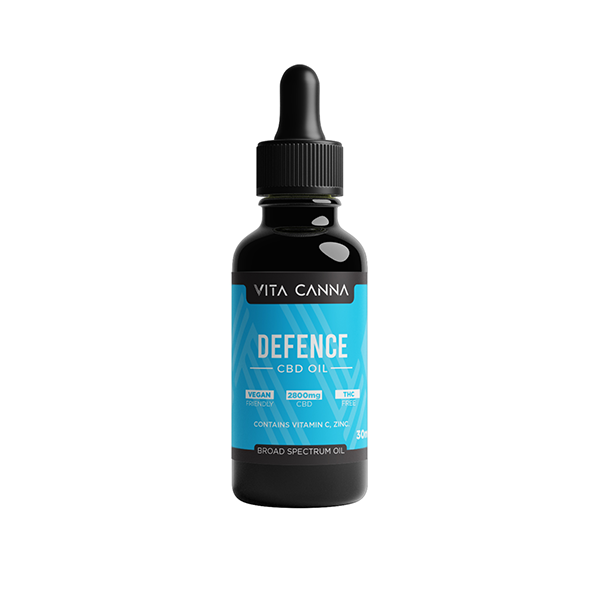 Vita Canna 2800mg Broad Spectrum Functional CBD C8 MCT Oil - 30ml - Flavour: Defence