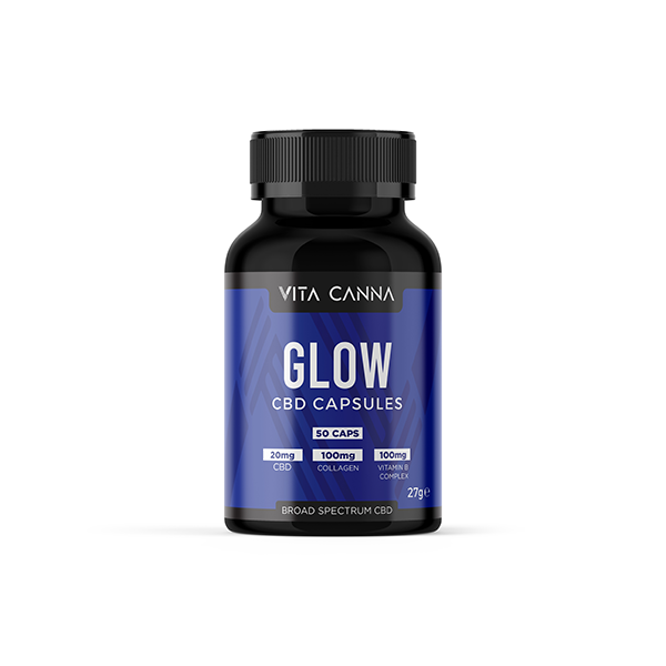 Vita Canna 1000mg Broad Spectrum Functional CBD Vegan Capsules - 50 Caps - Flavour: Focus