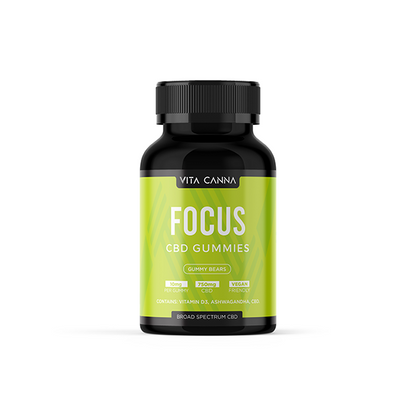 Vita Canna Broad Spectrum 750mg Functional CBD Vegan Gummy Bears - Flavour: Strength