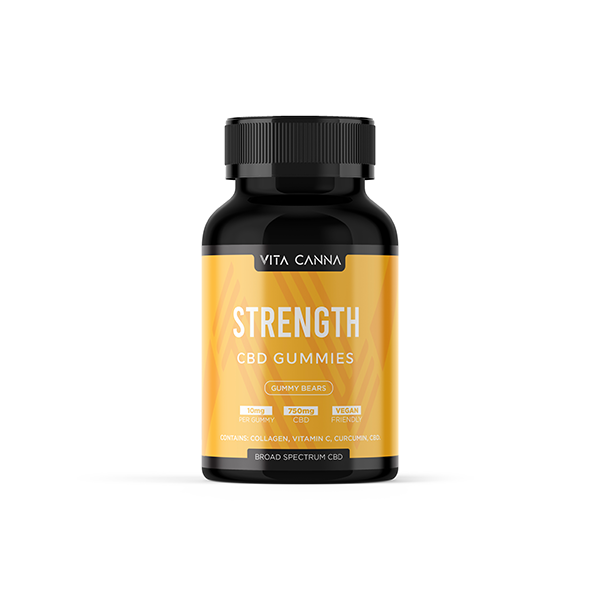 Vita Canna Broad Spectrum 750mg Functional CBD Vegan Gummy Bears - Flavour: Focus