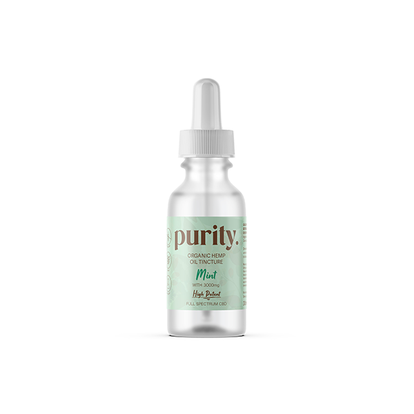 Purity 3000mg Full-Spectrum High Potency CBD Hemp Oil 30ml - Flavour: Lemongrass