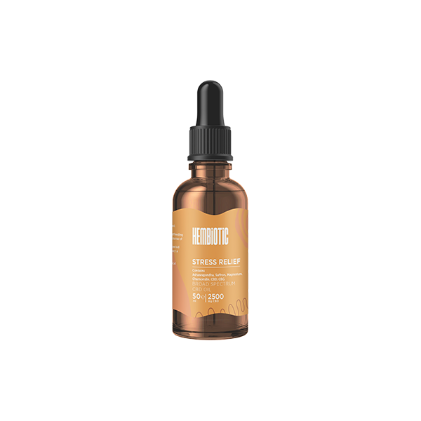 Hembiotic 2500mg Broad-Spectrum Bulk Functional CBD Oil - 50ml - Flavour: Morning Energy