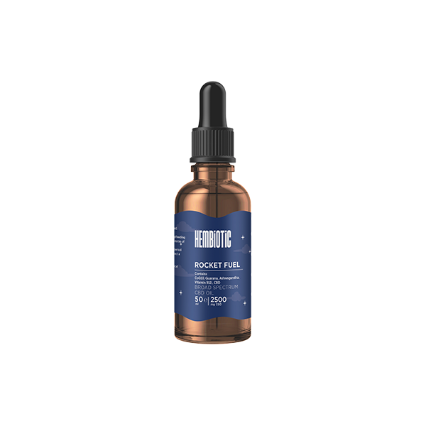 Hembiotic 2500mg Broad-Spectrum Bulk Functional CBD Oil - 50ml - Flavour: Rocket Fuel