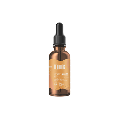 Hembiotic 5000mg Broad-Spectrum Bulk Functional CBD Oil - 50ml - Flavour: Digestive Health