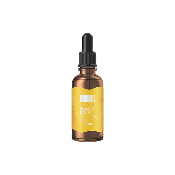 Hembiotic 5000mg Broad-Spectrum Bulk Functional CBD Oil - 50ml - Flavour: Digestive Health