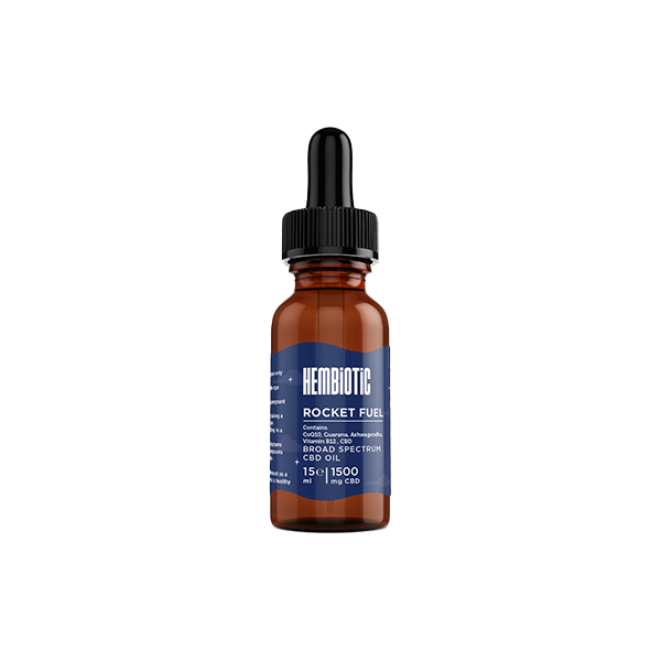Hembiotic 1500mg Broad-Spectrum Functional CBD Oil - 15ml - Flavour: Bounce Back