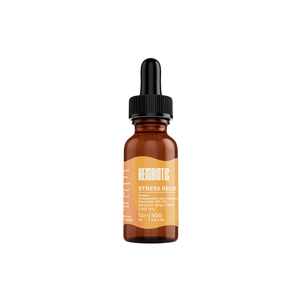 Hembiotic 500mg Broad-Spectrum Functional CBD Oil - 15ml - Flavour: Rocket Fuel