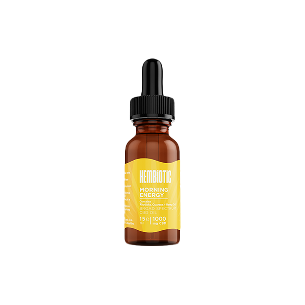 Hembiotic 1000mg Broad-Spectrum Functional CBD Oil - 15ml - Flavour: Digestive Health