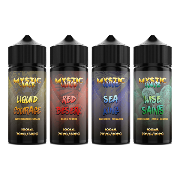 Mystic Juice 100ml Shortfill 0mg (70VG/30PG) - Flavour: Serpent Fang