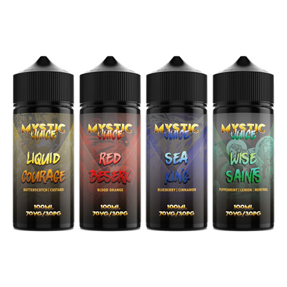 Mystic Juice 100ml Shortfill 0mg (70VG/30PG) - Flavour: Cruel Savage