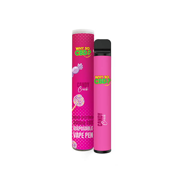 Why So CBD? 300mg CBD Broad Spectrum Disposable Vape - 2ml - Flavour: Orange Blaze