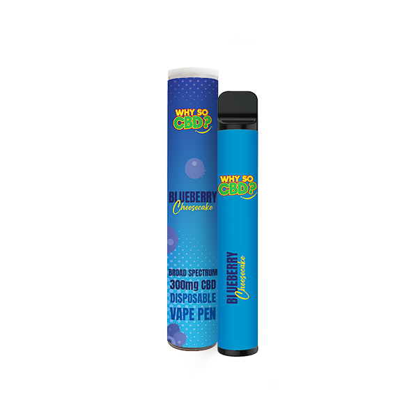 Why So CBD? 300mg CBD Broad Spectrum Disposable Vape - 2ml - Flavour: Pink Lemonade