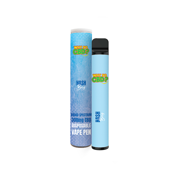Why So CBD? 300mg CBD Broad Spectrum Disposable Vape - 2ml - Flavour: Blueberry Cheesecake