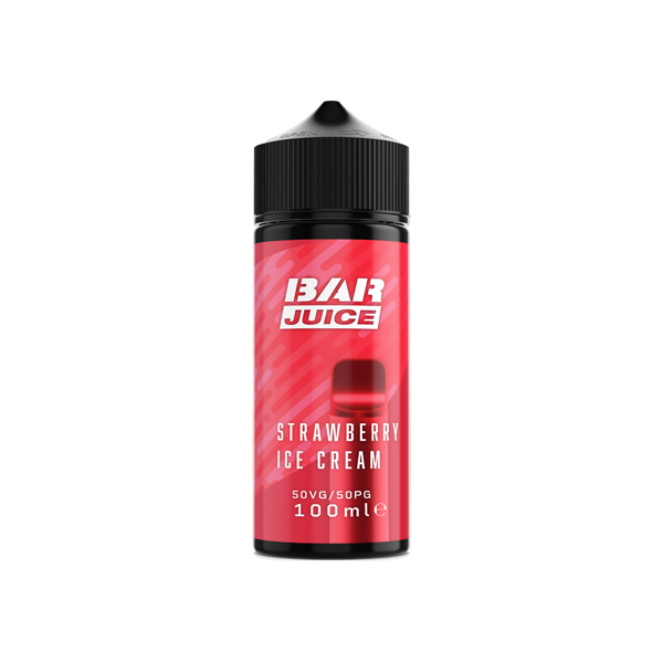 Bar Juice 100ml Shortfill 0mg (50VG/50PG) - Flavour: Strawberry Watermelon