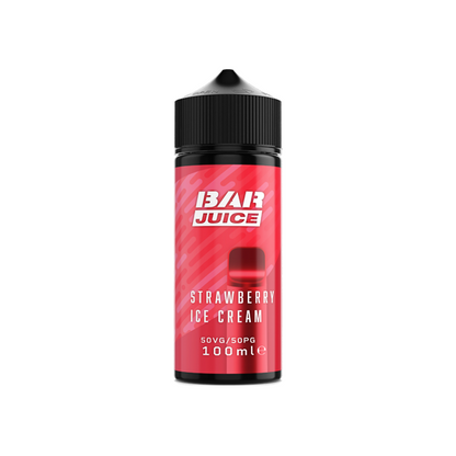 Bar Juice 100ml Shortfill 0mg (50VG/50PG) - Flavour: Strawberry Lemonade