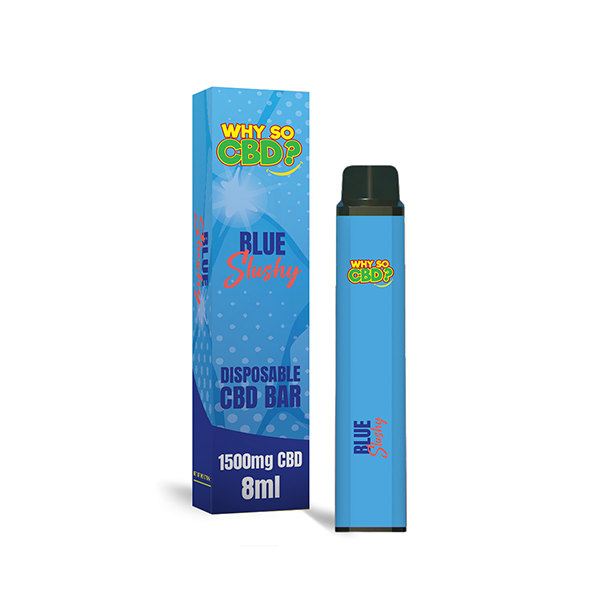 Why So CBD? 1500mg CBD Broad Spectrum Disposable Vape - 8ml - Flavour: Hash Berg