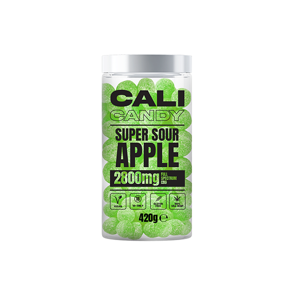 CALI CANDY MAX 2800mg Full Spectrum CBD Vegan Sweets  - 10 Flavours - Flavour: Peaches And Cream