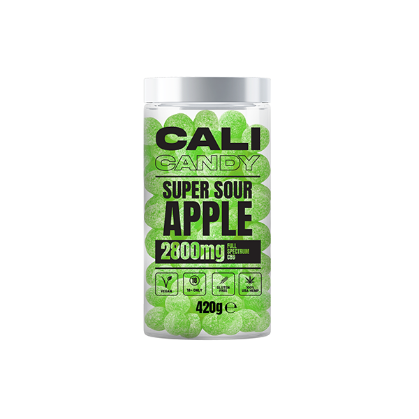 CALI CANDY MAX 2800mg Full Spectrum CBD Vegan Sweets  - 10 Flavours - Flavour: Kola Fizz Balls