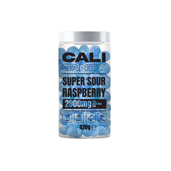 CALI CANDY MAX 2800mg Full Spectrum CBD Vegan Sweets  - 10 Flavours - Flavour: Super Sour Cherry