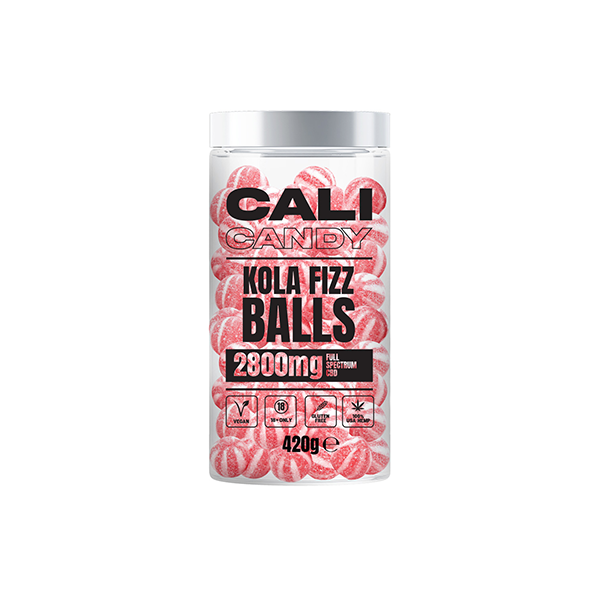 CALI CANDY MAX 2800mg Full Spectrum CBD Vegan Sweets  - 10 Flavours - Flavour: Super Sour Raspberry