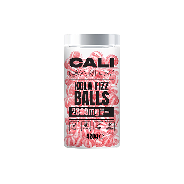 CALI CANDY MAX 2800mg Full Spectrum CBD Vegan Sweets  - 10 Flavours - Flavour: Strawberry And Cream