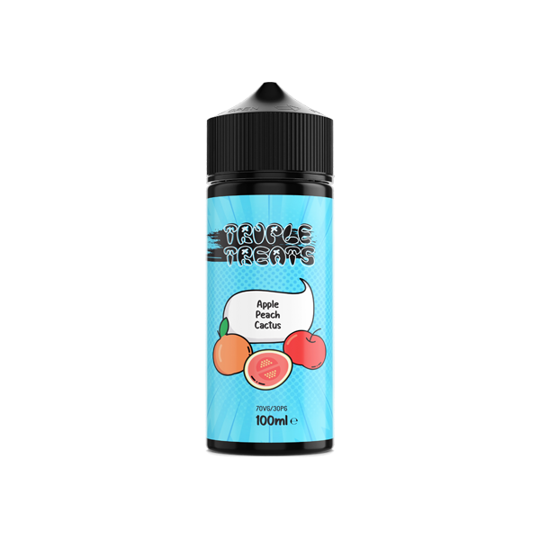 Triple Treats 100ml Shortfill 0mg (70VG/30PG) - Flavour: Lemon Blueberry Raspberry