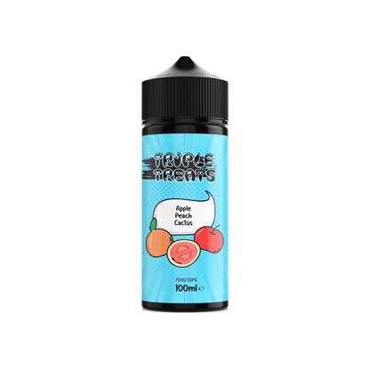 Triple Treats 100ml Shortfill 0mg (70VG/30PG) - Flavour: Strawberry Mango Banana