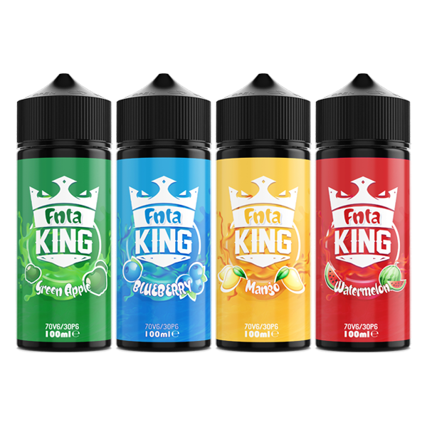 FNTA King 100ml Shortfill 0mg (70VG/30PG) - Flavour: Raspberry
