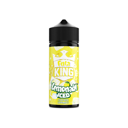 FNTA King Iced 100ml Shortfill 0mg (70VG/30PG) - Size: Blackberry
