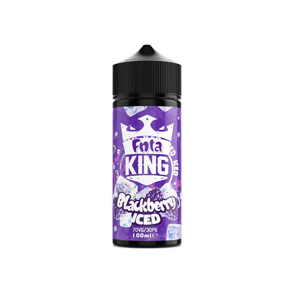 FNTA King Iced 100ml Shortfill 0mg (70VG/30PG) - Size: Lime Mojito
