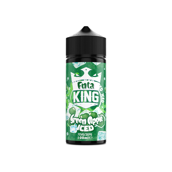 FNTA King Iced 100ml Shortfill 0mg (70VG/30PG) - Size: Orange