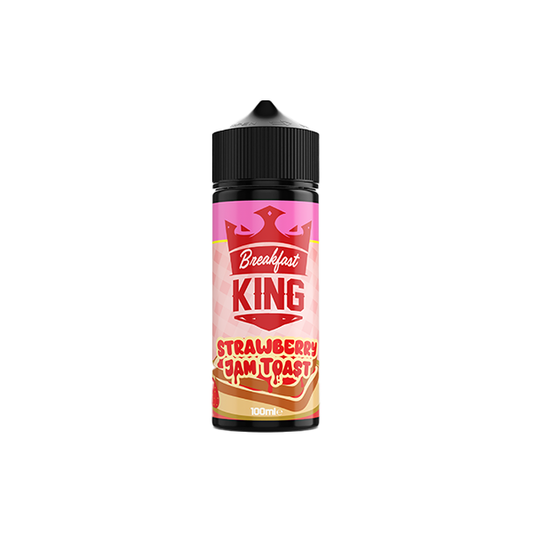Breakfast King 100ml E-liquid 0mg (70VG/30PG) - Stoptober Special Offer! - Flavour: Strawberry Jam Toast