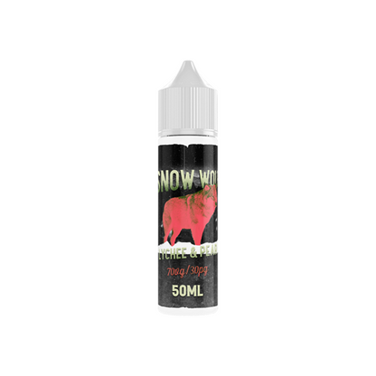 Snow Wolf 50ml Shortfill 0mg (70VG/30PG) - Flavour: Vanilla Mint