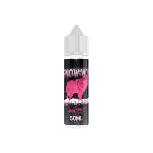 Snow Wolf 50ml Shortfill 0mg (70VG/30PG) - Flavour: Guava & Cherry
