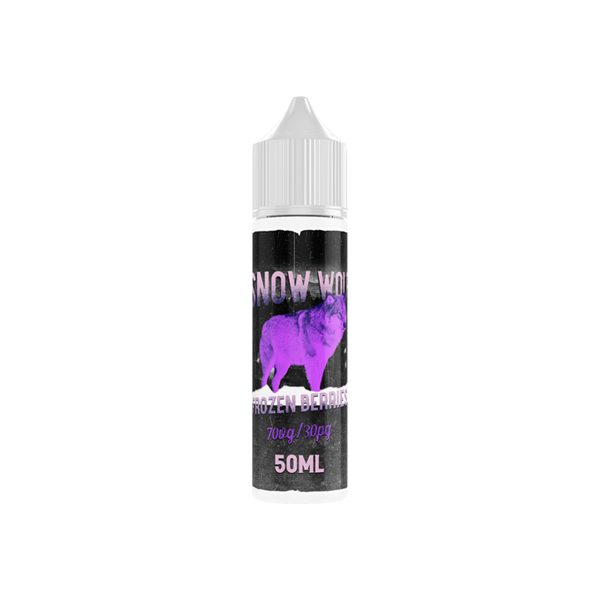 Snow Wolf 50ml Shortfill 0mg (70VG/30PG) - Flavour: Blue Raspberry